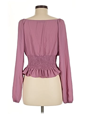 WAYF Long Sleeve Blouse (view 2)