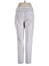 Express Stripes Ivory Casual Pants Size 8R - photo 2