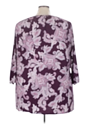 Roz & Ali 3/4 Sleeve Blouse (view 2)