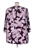 Roz & Ali Purple 3/4 Sleeve Blouse Size 3X - photo 2