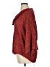 Cj Banks 100% Acrylic Tweed Red Poncho Size 1X - photo 5