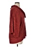 Cj Banks 100% Acrylic Tweed Red Poncho Size 1X - photo 4