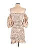 Topshop 100% Polyester Ivory Casual Dress Size 2 - photo 2