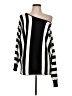 Cyrus Stripes Black Pullover Sweater Size L - photo 1
