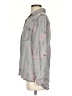 Billy T 100% Lyocell Floral Gray Long Sleeve Blouse Size XS - photo 5