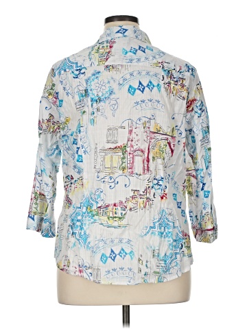Allison Daley 3/4 Sleeve Button-Down Shirt (view 2)