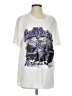Romwe 100% Polyester White Short Sleeve T-Shirt Size S - photo 1
