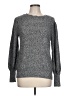 Ann Taylor LOFT 100% Cotton Tweed Gray Pullover Sweater Size L - photo 1