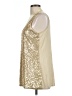 Axcess Gold Sleeveless Top Size L - photo 5