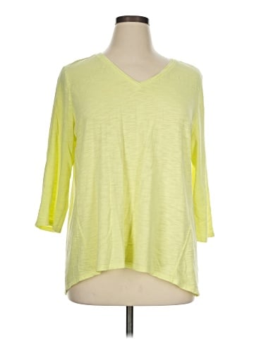 Chico's 3/4 Sleeve T-Shirt (view 1)