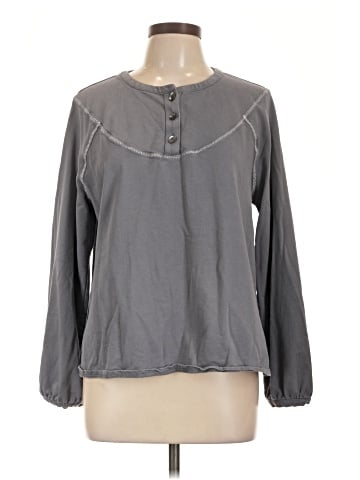 Purejill Long Sleeve Henley (view 1)