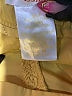 Esley 100% Cotton Yellow Shorts Size M - photo 4