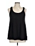 DKNY 100% Cotton Black Sleeveless Top Size L - photo 1