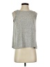 J.Jill Silver Sleeveless T-Shirt Size S - photo 1