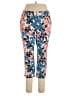 Halogen Floral Blue Active Pants Size 14 (petite) - photo 1