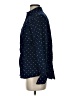 St. John's Bay Polka Dots Blue Long Sleeve Blouse Size S - photo 5