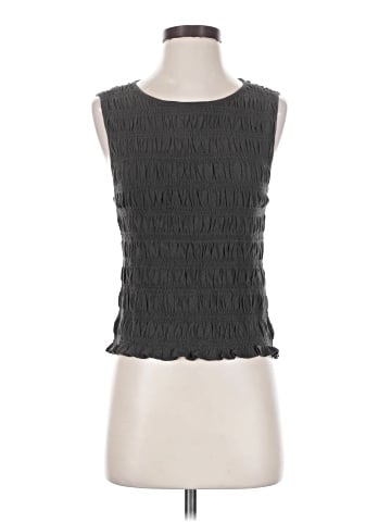 Madewell Smocked Boatneck Tank (view 1)
