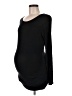 Smallshow Black Long Sleeve Top Size Med Maternity - photo 1