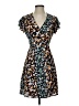 Blue Rain 100% Polyester Print Teal Casual Dress Size S - photo 1