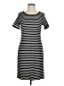 Talbots Stripes Black Casual Dress Size M - photo 1