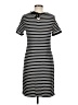 Talbots Stripes Black Casual Dress Size M - photo 2