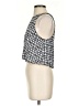 Zara 100% Viscose Checkered-gingham Plaid Stripes Black Sleeveless Blouse Size XS - photo 6