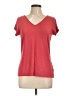 Willi Smith Red Short Sleeve Top Size L - photo 1