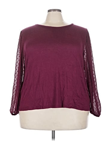 Maurices 3/4 Sleeve Top (view 1)