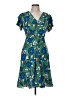 CAbi Print Blue Casual Dress Size M (estimated) - photo 1