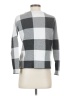Jones & Co Checkered-gingham Silver Pullover Sweater Size S - photo 2