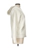 Uniqlo 100% Polyester Ivory Zip Up Hoodie Size 13 - photo 4
