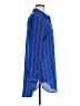 Como Vintage 100% Polyester Stripes Blue Long Sleeve Blouse Size M - photo 4