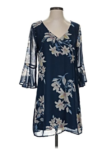 Blue Rain Casual Dress (view 1)