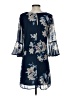 Blue Rain 100% Polyester Blue Casual Dress Size S - photo 2