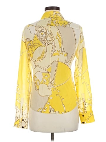 Anne Klein Long Sleeve Silk Top (view 2)