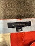 Tommy Hilfiger 100% Cotton Solid Orange Red Khaki Shorts Size 12 - photo 3