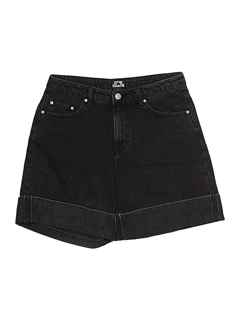 Pre-owned Future Collective Denim Shorts In Black
