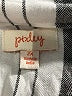 Pixley 100% Rayon Stripes Silver 3/4 Sleeve Blouse Size 2X - photo 7