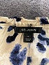 St. John Animal Print Ivory 3/4 Sleeve Silk Top Size M - photo 7
