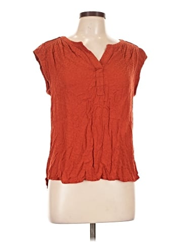Pale Sky Short Sleeve Blouse (view 1)