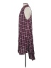 Icing 100% Viscose Burgundy Sleeveless Button-Down Shirt Size S (estimated) - photo 5