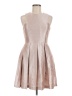 Gianni Bini Metallic Silver Cocktail Dress Size M - photo 1