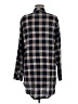 Sanctuary Plaid Black Long Sleeve Button-Down Shirt Size M - photo 2