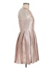 Gianni Bini Metallic Silver Cocktail Dress Size M - photo 4