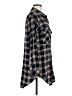 Sanctuary Plaid Black Long Sleeve Button-Down Shirt Size M - photo 4