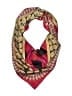Carlisle 100% Silk Paisley Red Silk Scarf One size - photo 1