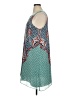 Max Studio 100% Polyester Paisley Teal Casual Dress Size XL - photo 5