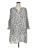 Umgee 100% Polyester Animal Print Ivory Silver Casual Dress Size XL - photo 1