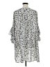 Umgee 100% Polyester Animal Print Ivory Silver Casual Dress Size XL - photo 2