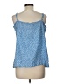 Faded Glory Blue Sleeveless Blouse Size 12 - photo 2